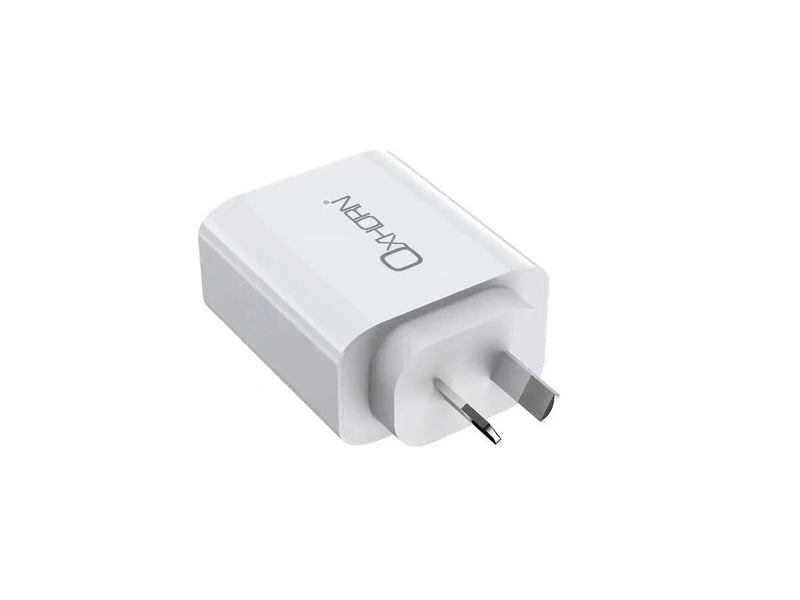 Oxhorn PD 65W GaN Charger 2 port: A + C, C to C cable included