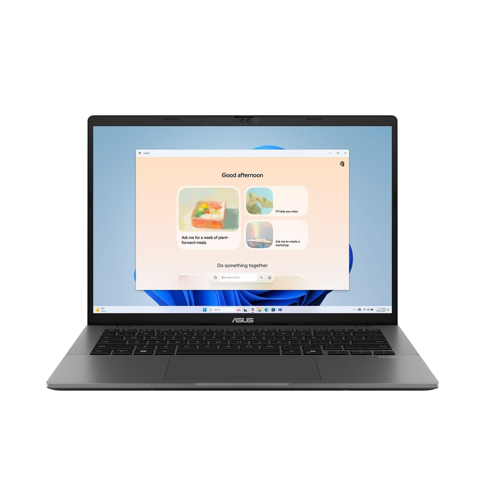 ASUS Vivobook S14 14" U7-255H WUXGA 16GB 1TB, Matte Gray Win11 Home Notebook