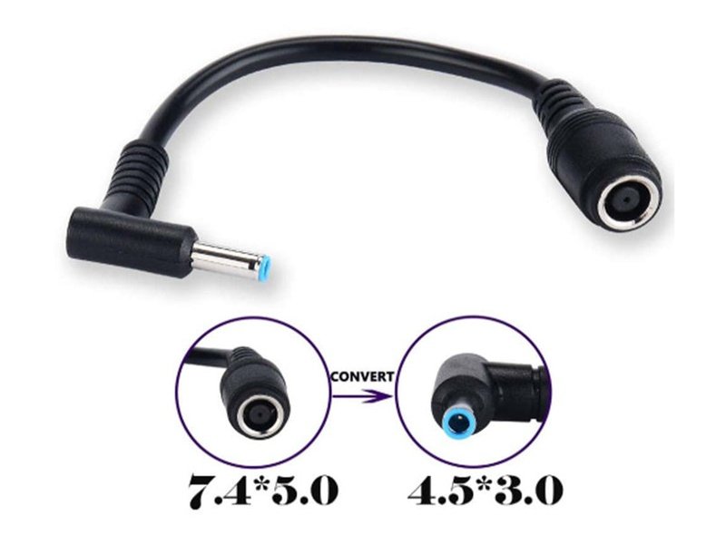 HP 7.4 mm to 4.5 DC dongle
