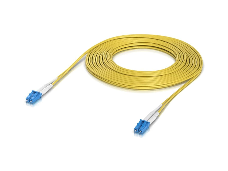 Ubiquiti OS2 Duplex LC UPC Fiber Patch Cable 10M, Lightweight Fiber Patch Cable For Up To 100G Connections,