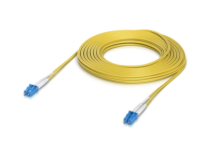 Ubiquiti OS2 Duplex LC UPC Fiber Patch Cable 15M, Lightweight Fiber Patch Cable For Up To 100G Connections,