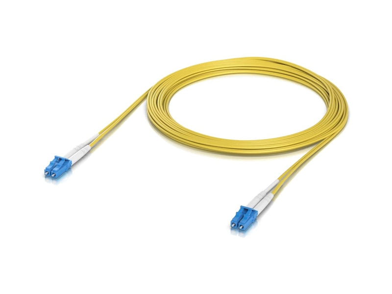 Ubiquiti OS2 Duplex LC UPC Fiber Patch Cable, 5M, Lightweight Fiber Patch Cable For Up To 100G Connections,