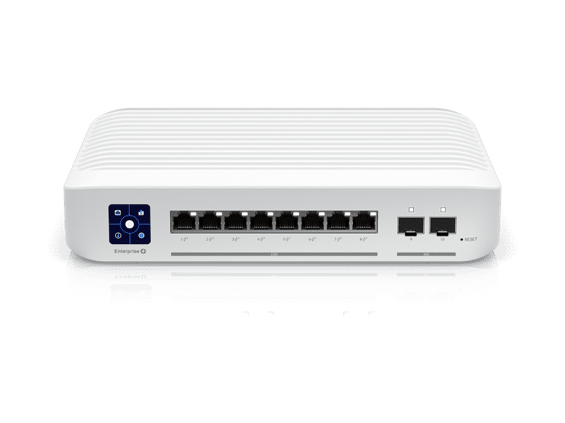 Ubiquiti Enterprise 8 Ports Managed Switch, PoE+, 2x 10G SFP+ Uplinks