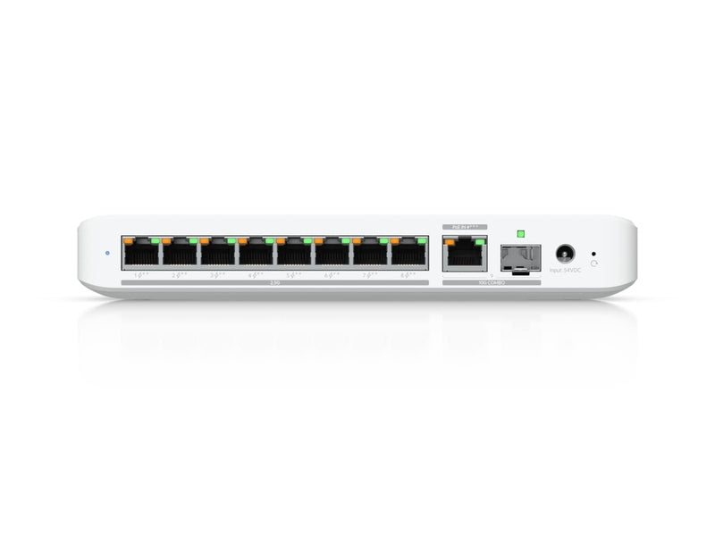 Ubiquiti Flex 2.5G PoE, 8-port 2.5 GbE PoE++ Switch,10 GbE RJ45/SFP+ Combination Uplink Port,Powered With PoE+++ or AC,
