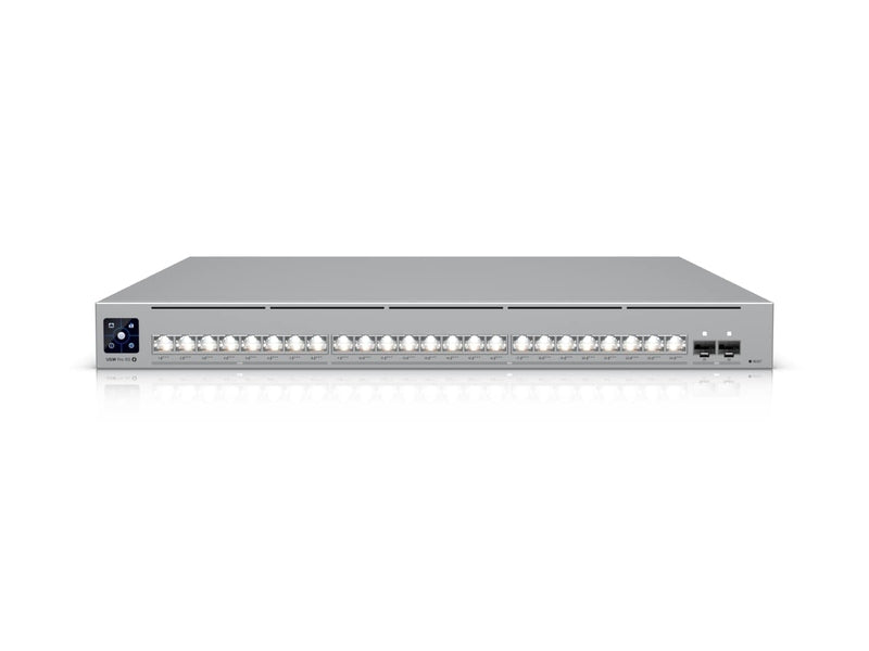 Ubiquiti Pro XG 24 PoE 24-port Layer 3 Etherlighting, PoE+++ Switch, 16 10 GbE, 8 2.5 GbE, 2 25G SFP28 Port