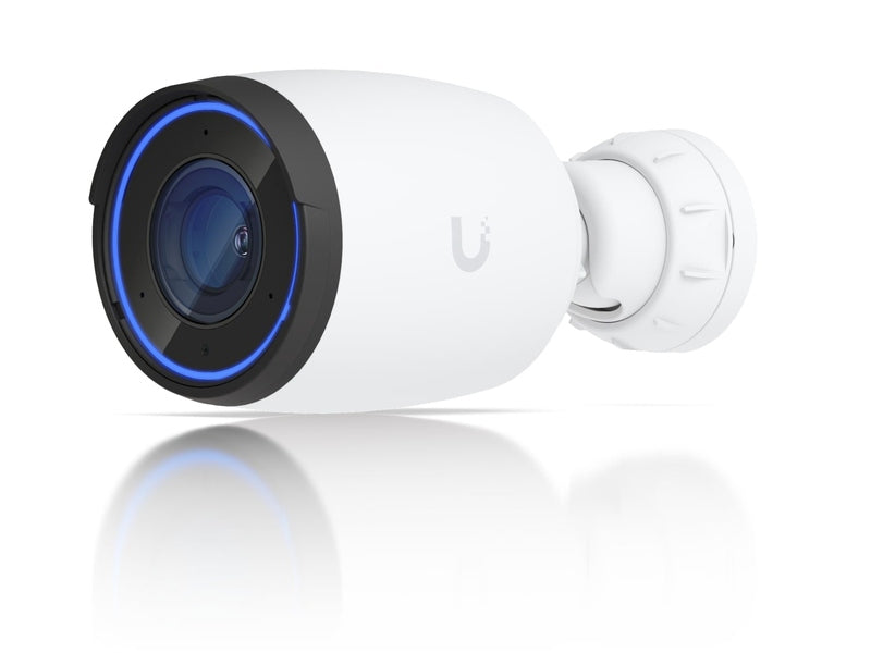 Ubiquiti UVC-AI-PRO-WHITE AI Professional UniFi Protect Indoor/Outdoor 4K PoE Camera, White, Waterproof IP65, PoE+ Power, Max Power 11W,