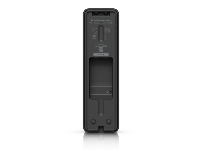 Ubiquiti Doorbell Lite,Black,5MP Compact PoE Video,Power Via PoE, Two-Way Audio, Versatile Mounting Options, Max Power 8W, Voltage 37—57V DC, IPX5