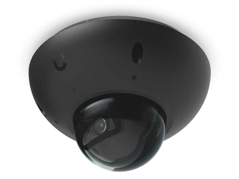 Ubiquiti G6 Dome,Black,All weather,Vandal-proof 4K PoE Camera,1/1.8 8MP Image Sensor,Multi-TOPS AI Engine,Longrange IR NightVision
