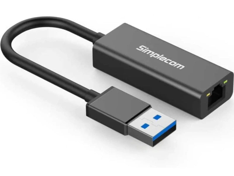 Simplecom NU303 USB 3.0 to Gigabit Ethernet RJ45 Network Adapter Aluminium