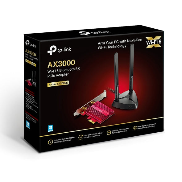 TP-Link Archer TX3000E AX3000 Wi-Fi 6 802.11ax Bluetooth 5.0 PCIe Adapter WIFI6