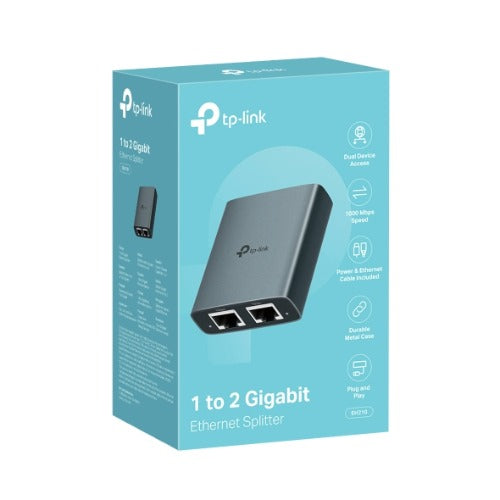 TP-Link EH210 1 to 2 Gigabit Ethernet Splitter EH210