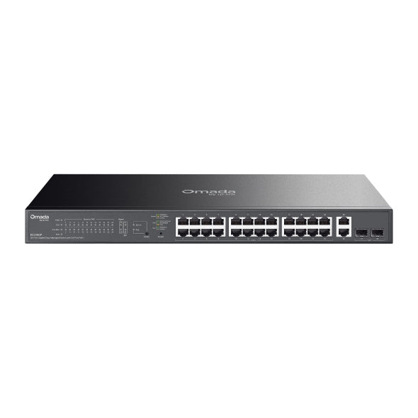 TP-Link ES228GP Omada 28-Port Gigabit Easy Managed Switch with 24-Port PoE+ ES228GP
