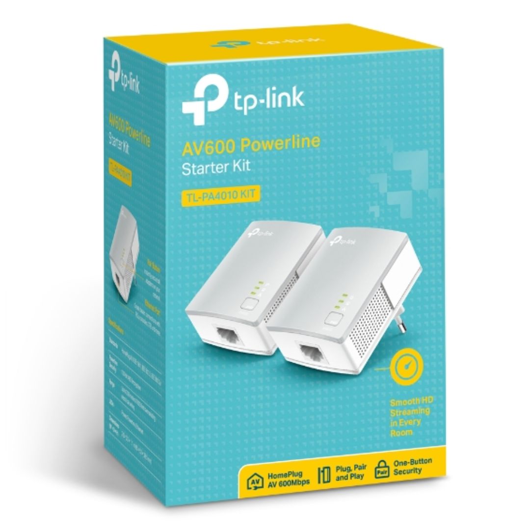 TP-Link TL-PA4010 KIT AV600 Powerline Ethernet Adapter Starter Kit