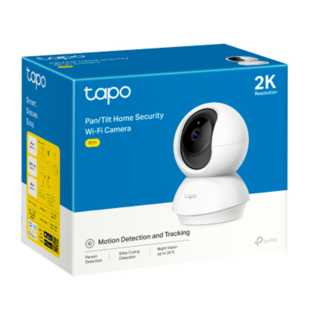 TP-Link TC71 Pan/Tilt Home Security Wi-Fi Camera, 2K, 3MP 2304x1296