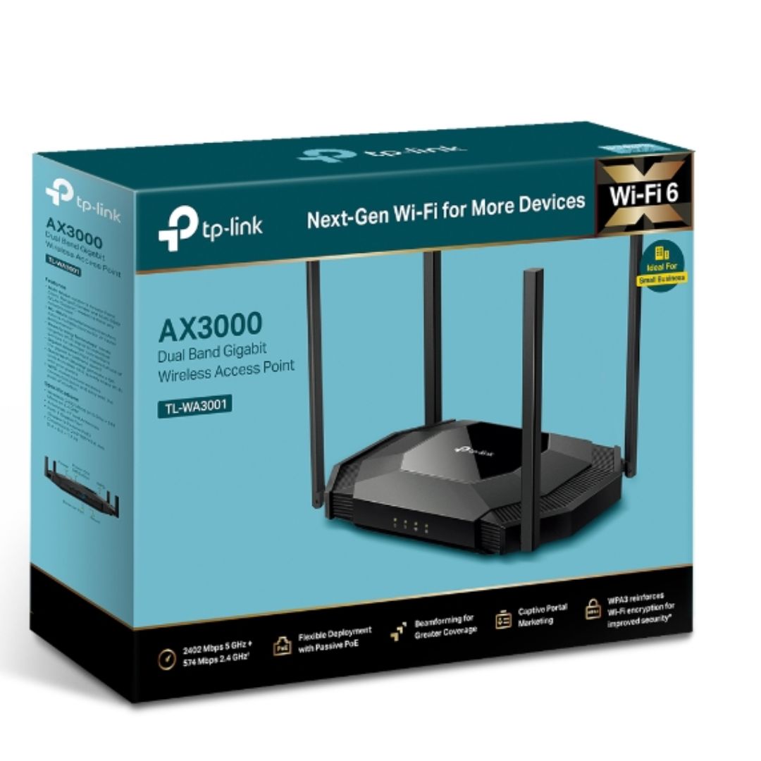 TP-Link TL-WA3001 AX3000 Dual-Band Wi-Fi 6 Access Point TL-WA3001