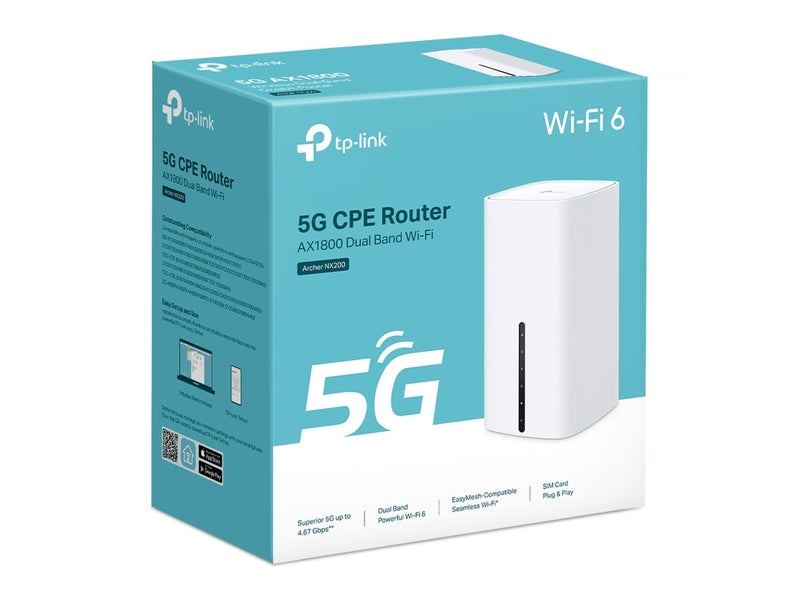 TP-Link Archer NX200 5G AX1800 Wireless Dual-Band Gigabit Router