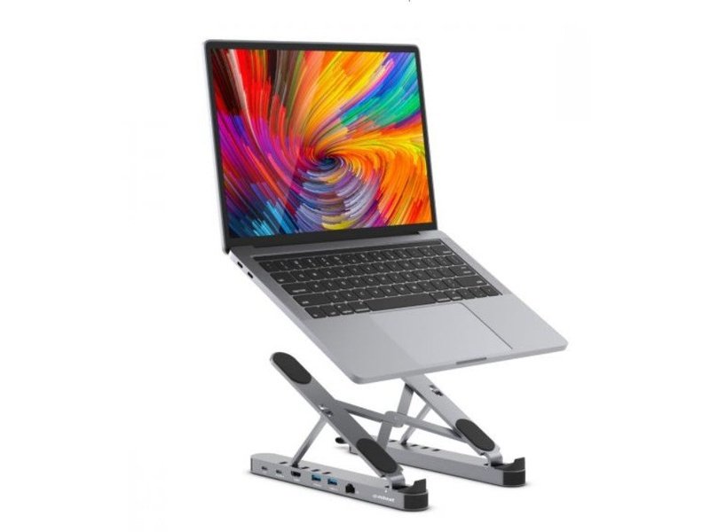 mbeat® Stage P5 Portable Laptop Stand with USB-C Docking Station NEW