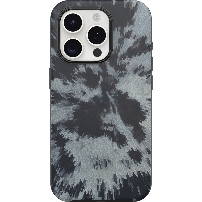OtterBox Symmetry+ MagSafe Apple iPhone 15 Pro 6.1' Case Burnout Sky Black