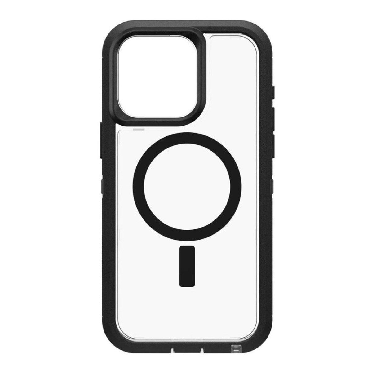 OtterBox Defender XT MagSafe Apple iPhone 15 Pro 6.1' Case Dark Side Clear / Black