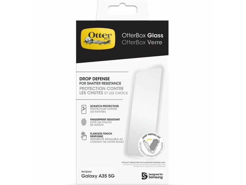 OtterBox Glass Samsung Galaxy A35 5G 6.6' Screen Protector Clear