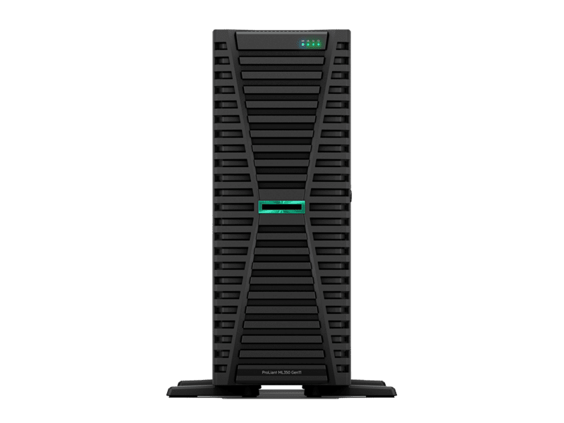 HPE ProLiant ML350 Gen11 4510 2.4GHz 12c 2x32GB‑R 8SFF MR408i‑o 2x480GB SATA SSD 2x800W PS AP Server