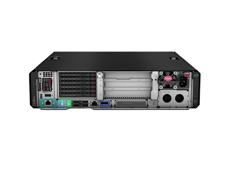 HPE ProLiant DL145 Gen11 8024P 2.4GHz 8c 1P 1x32GB‑R 2SFF NS204i‑u NC BCM5719 2x700W PS AP Server