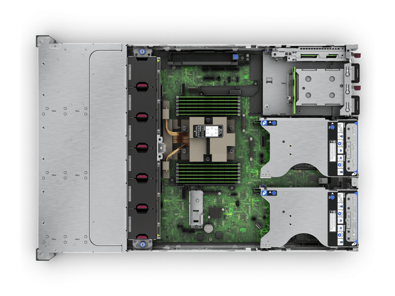 HPE ProLiant DL345 Gen11 9115 3.2GHz 16c 1P 2x32GB‑R 8SFF MR416i‑p 2x480GB SSD 2x800W PS AP Server