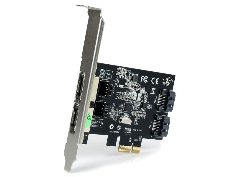 StarTech 2 Port PCI Express SATA 6 Gbps eSATA ContRoller Card