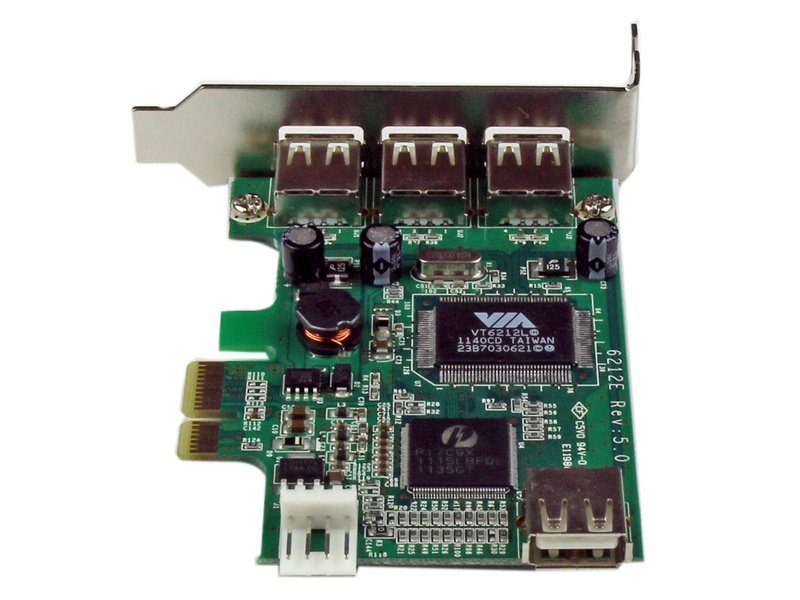 StarTech USB Adapter PCI Express Plug-in Card 4 Total USB Ports