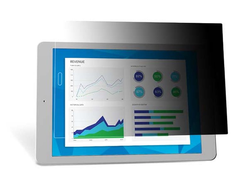 3M Touch Privacy Filter for 12.3" Microsoft Surface Pro 3, 4, 5, 6, or 7 with 3M COMPLY Flip Attach, 3:2
