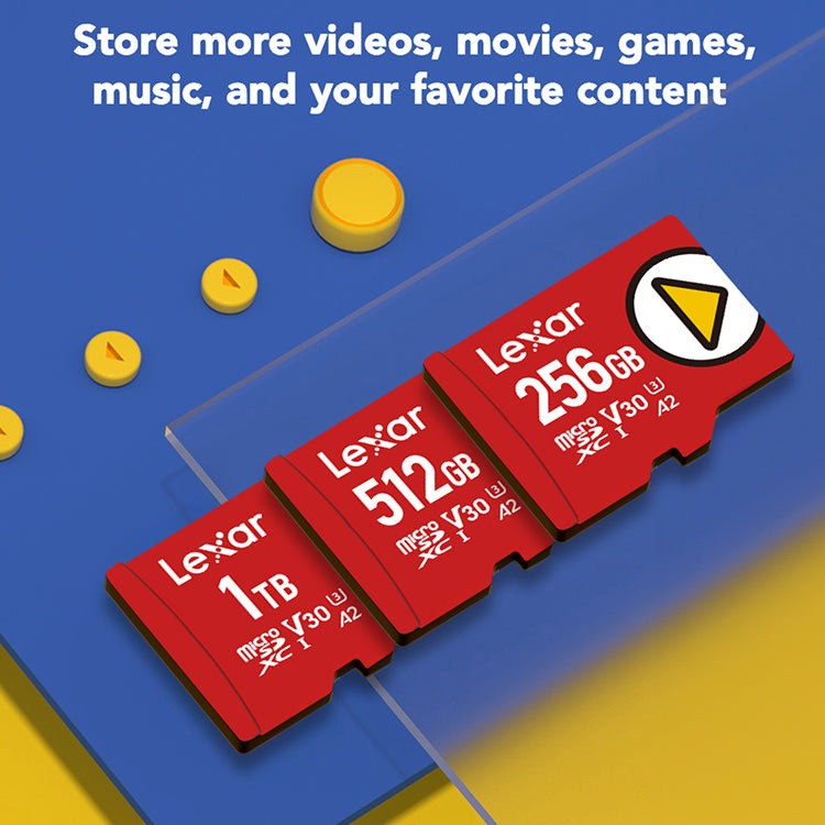 Lexar Play 1TB Class 10 U3 V30 Memory Card