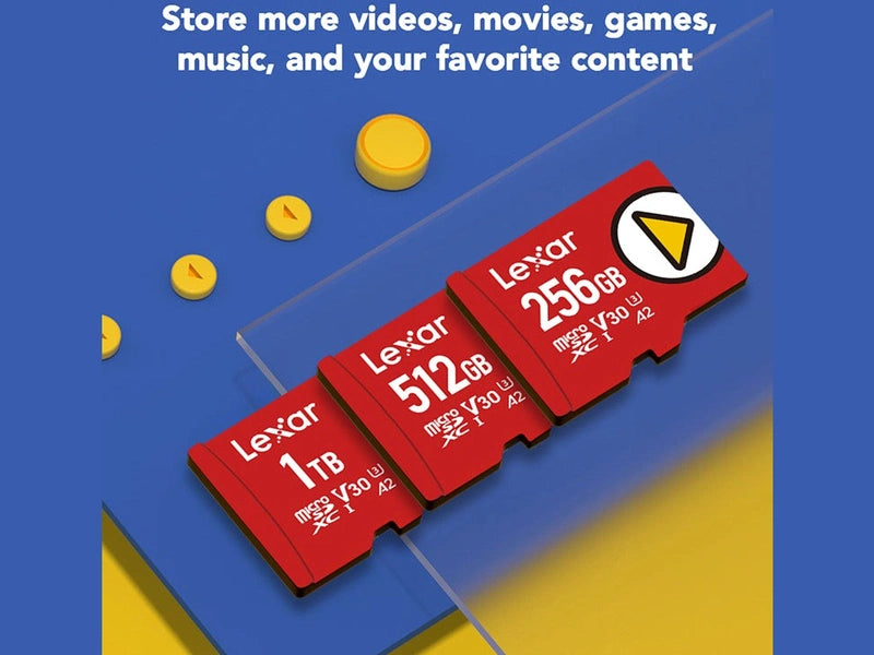 Lexar Play 1TB Class 10 U3 V30 Memory Card