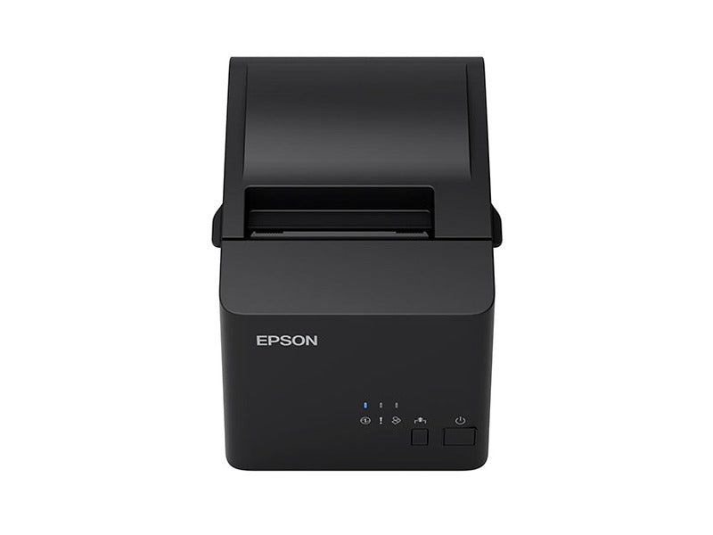 EPSON TM-T82IIIL Black Receipt Printer with a Built-In USB & Serial RS-232C Interface. Includes AC & USB Cable. Square Compatible