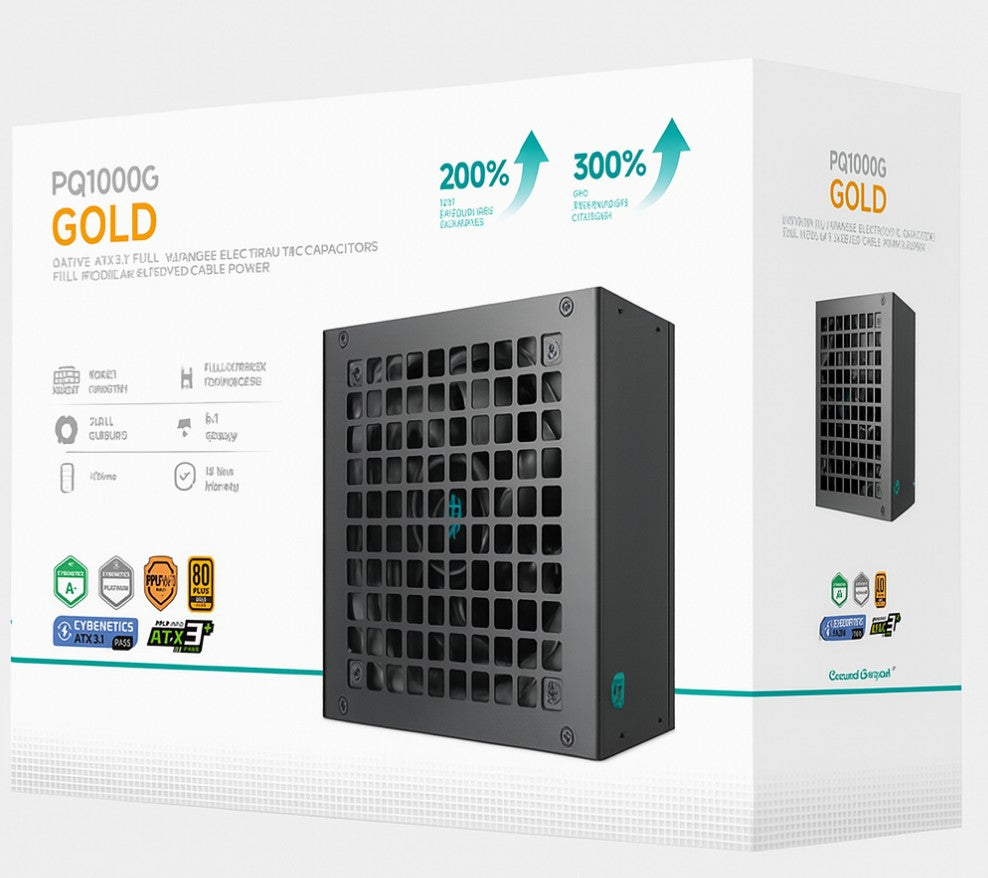 DeepCool PQ1000G 1000W Gamer Storm 80+ Gold/Cybenetics Fully Modular ATX Power Supply