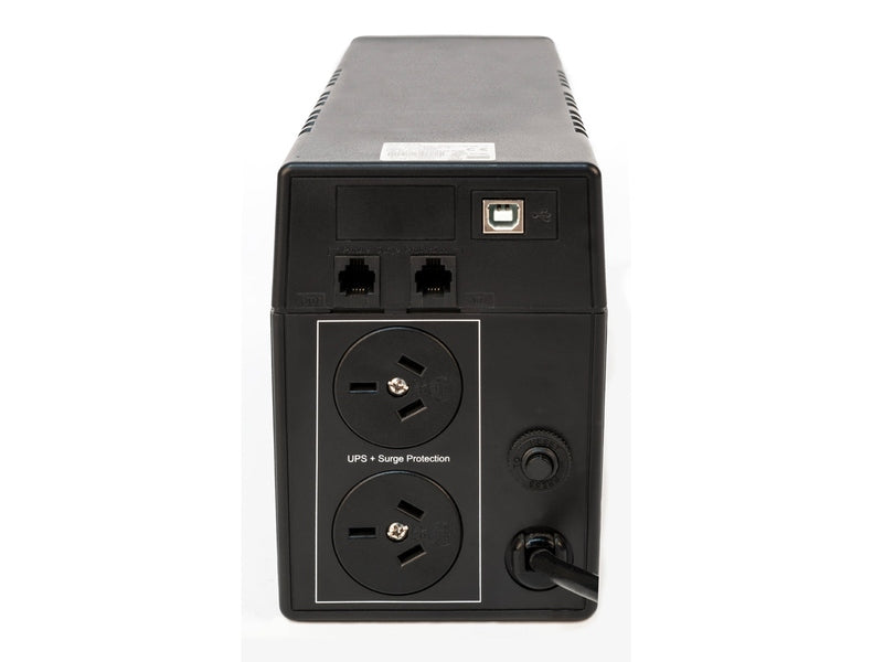 PowerShield Defender 650VA / 390W Line Interactive UPS with AVR, 2 x Australian Outlets and user replaceable batteries. Bundle of 10 units.