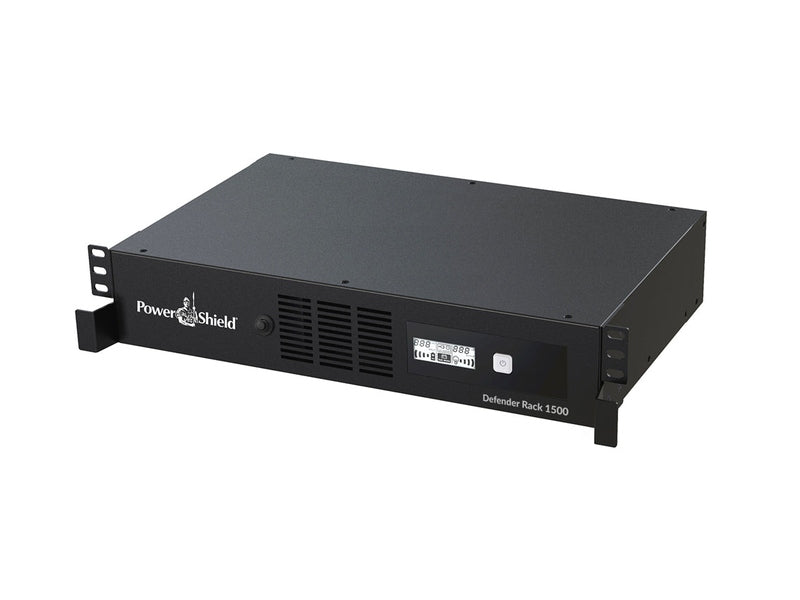 PowerShield Defender RackMount 1500VA / 900W Line Interactive with AVR, Simulated Sine Wave Rackmount UPS