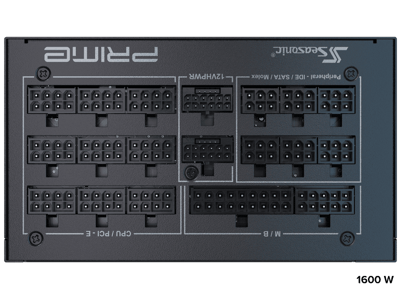 Seasonic Prime PX-1600 1600W Platinum ATX 3.0 Fully Modular PSU