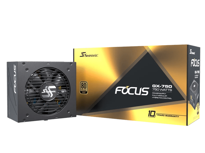 Seasonic Focus 750W GX-750 V4 Fully-Modular Gold ATX3.1/PCIe 5.1 PSU SRP-FGX751-A5A32SF PSUSEAFOCUSGX750V4