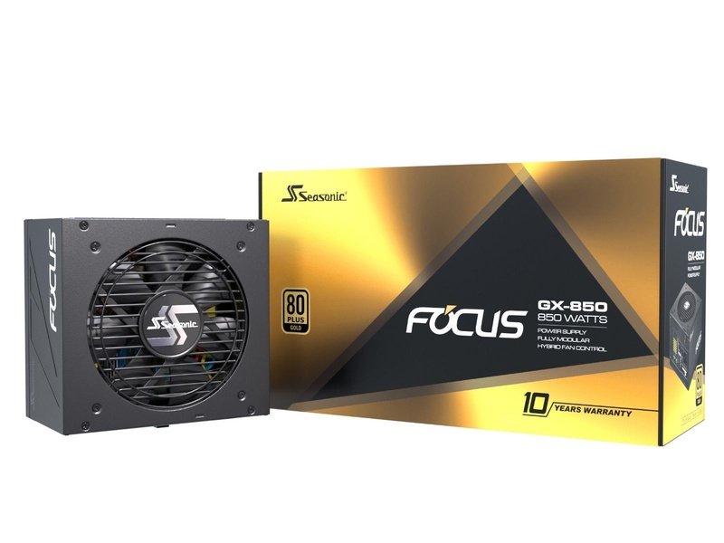 Seasonic Focus GX-850 ATX 3.0 850W Gold PSU SSR-850FX3