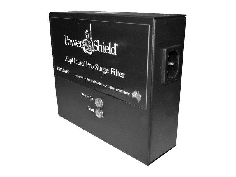 PowerShield PSZ10APF ZapGuard Surge Filter, Portable Series, 10A IEC to IEC, IP24, 152mm x 133mm x 55mm, 5 Year Warranty