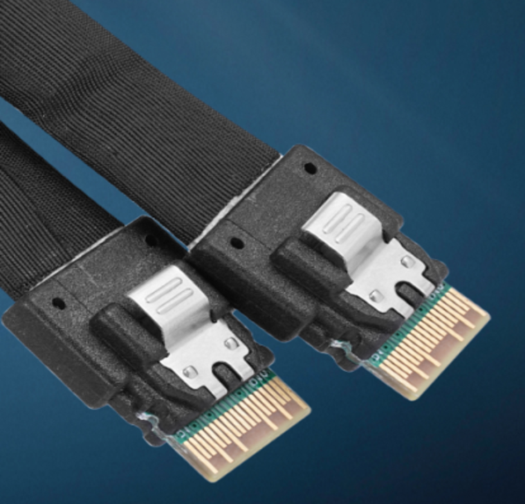 50CM 24Gbps Mini SAS SFF-8654 to SFF-8654 Cable