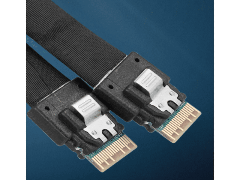 50CM 24Gbps Mini SAS SFF-8654 to SFF-8654 Cable