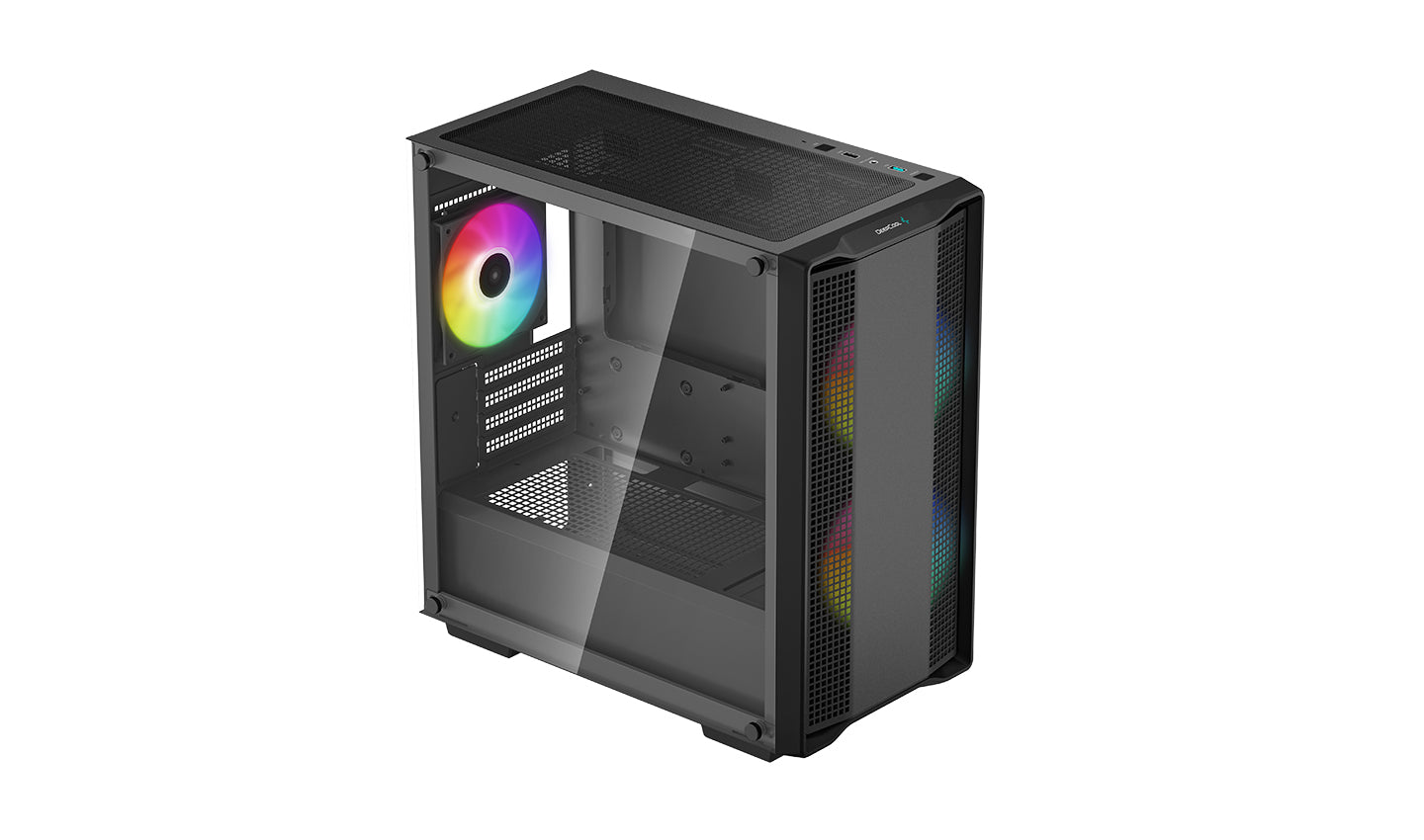 DeepCool CC360 ARGB Micro-ATX Case 3x120mm Pre-Installed ARGB Fans