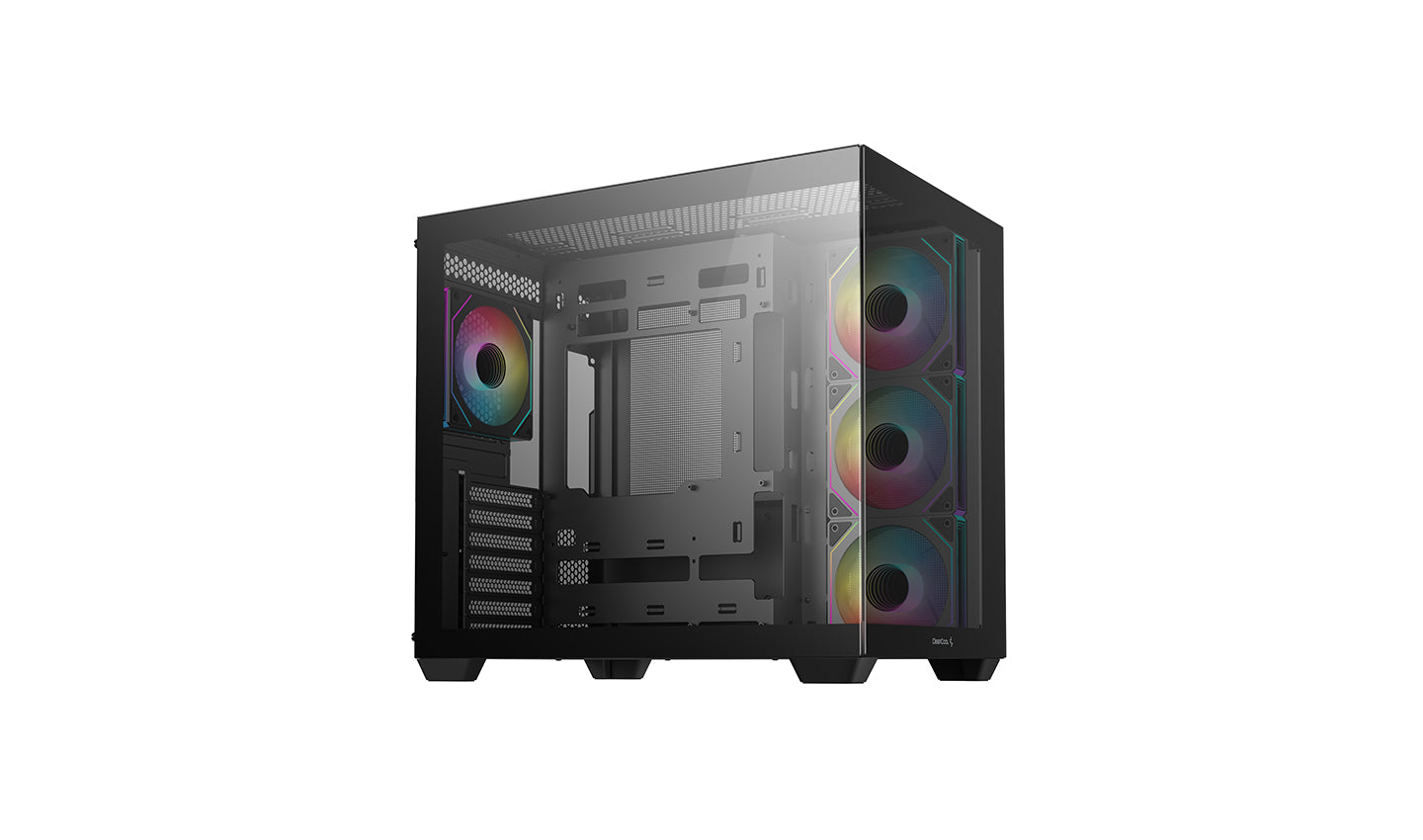 DeepCool CG530 4F ATX Case Tempered Glass 4 Pre-Installed Fans