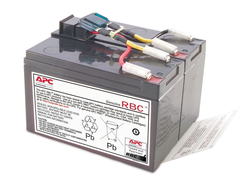APC RBC48 PREMIUM Replacement Battery Cartridge, 2Y Warranty On Battery Only