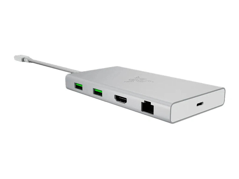 Razer USB C Dock-11-in-1 Multiport Adapter Mercury Edition