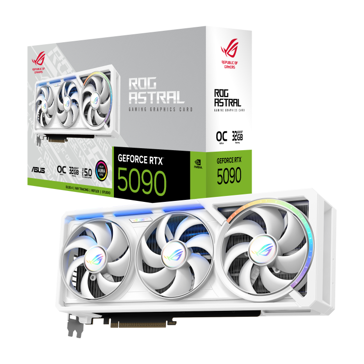 ASUS ROG Astral GeForce RTX 5090 32GB GDDR7 WHITE OC Edition