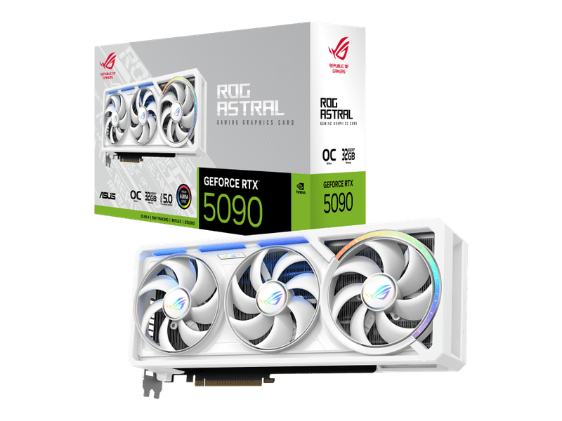 ASUS ROG Astral GeForce RTX 5090 32GB GDDR7 WHITE OC Edition