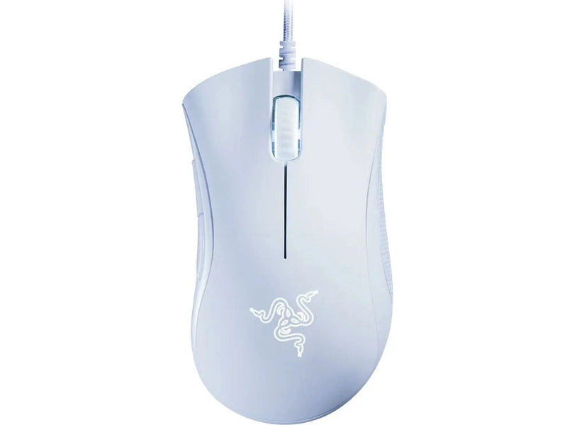 Razer DeathAdder Essential Ergonomic Wired Gaming Mouse - White Edition