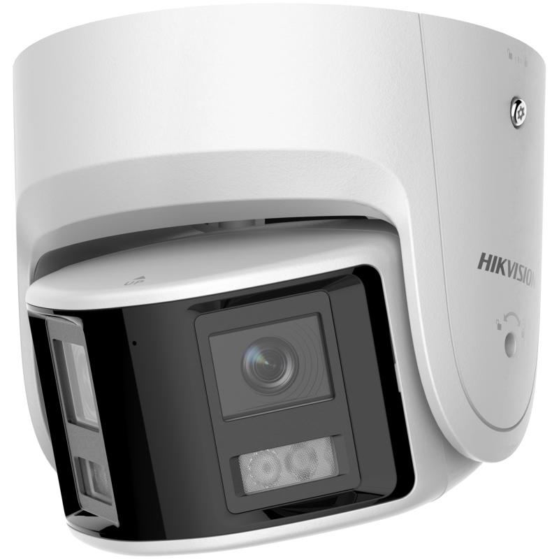 Hikvision Acusense Ds-2CD2346G2P-ISU-Sl Panoramic 4MP Turret, Fixed 2.8mm, IR 30M, Mic, 3Y